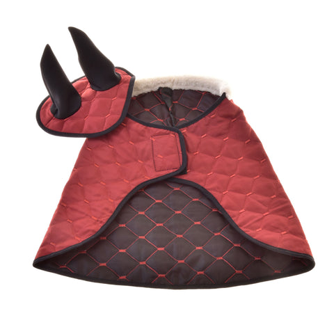 Set Thermo Bordeaux (Ear Bonnet + Blanket) (size M)