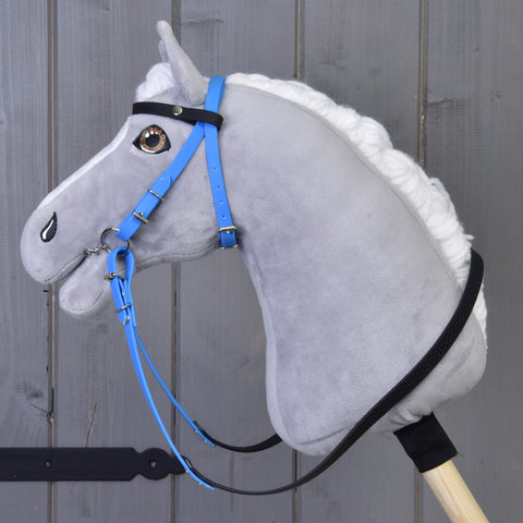 Rubberized reins red (Size S) 1